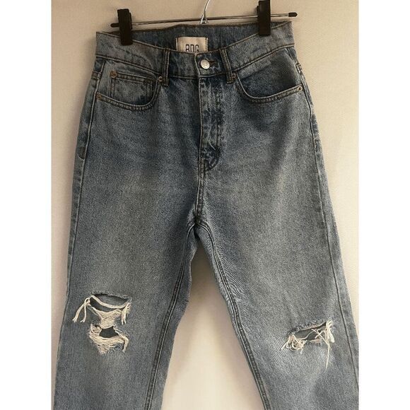BDG Urban Outfitters Cowboy Jeans Distressed Raw Hem Size 27 - Picture 7 of 12